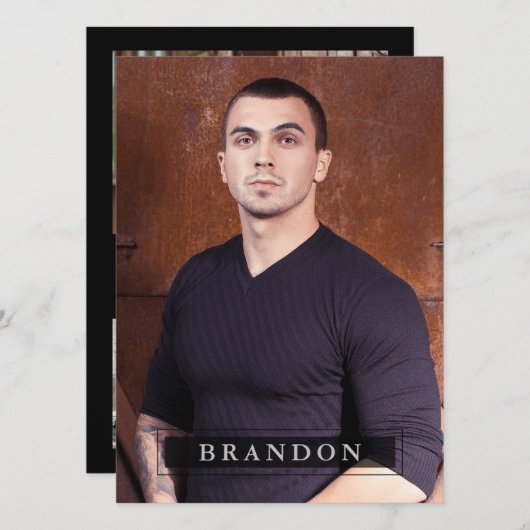 Model Actor Comp Zed Kaart 5 Foto 5.5x7.5 Pro (Voorkant / Achterkant)