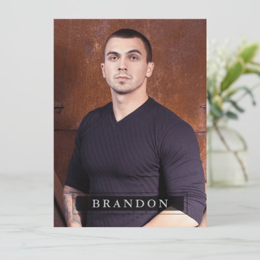 Model Actor Comp Zed Kaart 5 Foto 5.5x7.5 Pro (Staand voorkant)