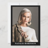 Model Actor Composiet Kaart Sjabloon 5 Foto (Voorkant)