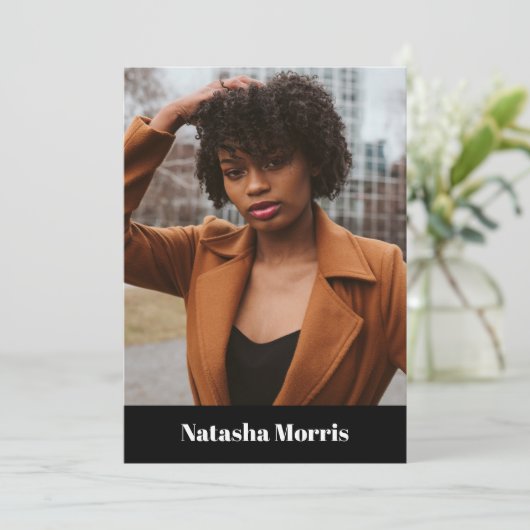 Model Actor Dancer 4 Fotocomp Kaart (Staand voorkant)