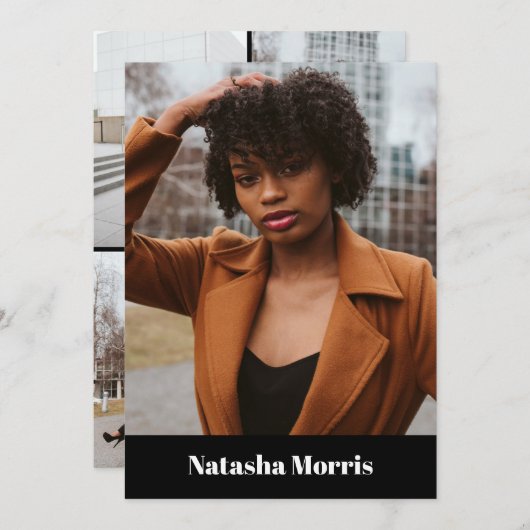 Model Actor Dancer 4 Fotocomp Kaart (Voorkant / Achterkant)