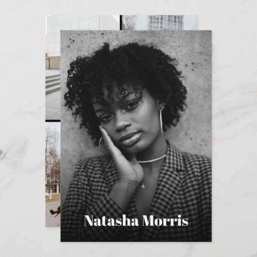 Model Actor Dancer 4 Fotocomp Kaart (Voorkant / Achterkant)