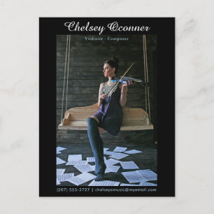 Model Actor Entertainer Comp Kaart Promo Briefkaar