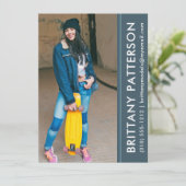 Model Actor Foto Pro Comp Kaart blauw (Staand voorkant)