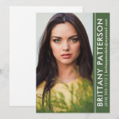 Model Actor Foto Pro Comp Kaart Green (Voorkant / Achterkant)