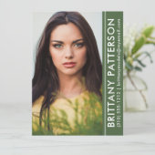 Model Actor Foto Pro Comp Kaart Green (Staand voorkant)