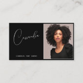 Model Actor Foto Promotie Visitekaartje (Voorkant)