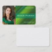 Model Actor Headshot Visitekaartje Metallic (Voorkant / Achterkant)