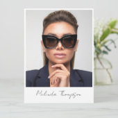 Model Actor Modeling Comp Kaart 5 Fotoscript (Staand voorkant)