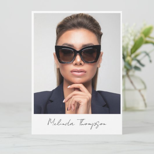 Model Actor Modeling Comp Kaart 5 Fotoscript (Staand voorkant)