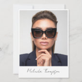 Model Actor Modeling Comp Kaart 5 Fotoscript (Voorkant)