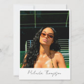 Model Actor Modellering Comp Kaart 5 Foto Influenc (Voorkant)