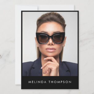 Model Actor Modellering Comp Kaart 5 Foto Zwart