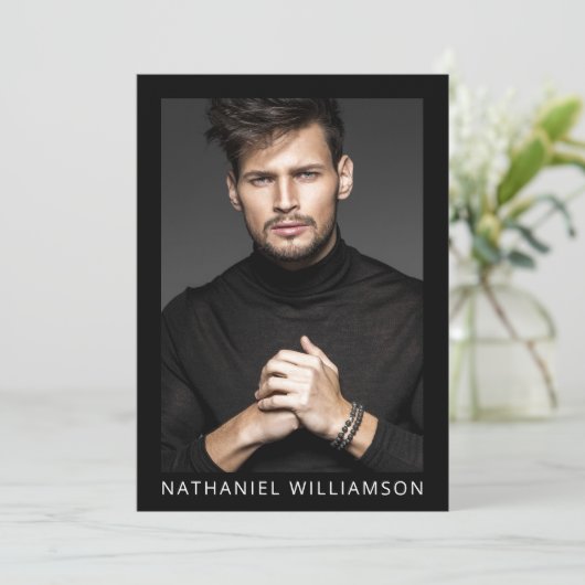 Model Actor Modern Pro 4 Foto's Comp Kaart (Staand voorkant)