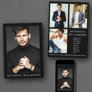 Model Actor Modern Pro 4 Foto's Comp Kaart