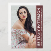 Model Actor Photo Pro Comp Kaart Rust Stripe (Voorkant / Achterkant)