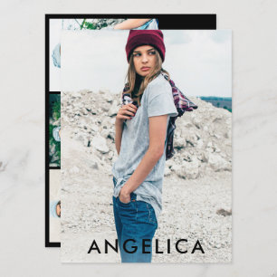 Model Actor Photo Professional Comp Kaart Blk