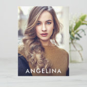 Model Actor Photo Professional Comp Kaart W (Staand voorkant)