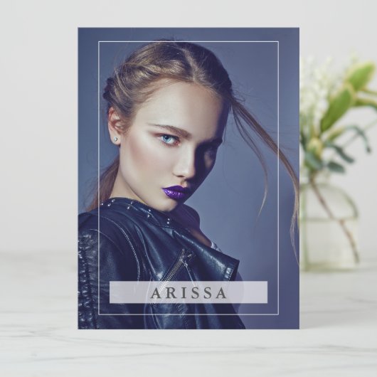 Model Actor Pro 5.5x7.5 Comp/Zed Kaart 5 Foto (Staand voorkant)