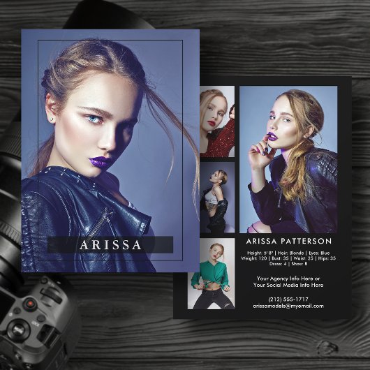 Model Actor Pro 5.5x7.5 Comp/Zed Kaart 5 Foto