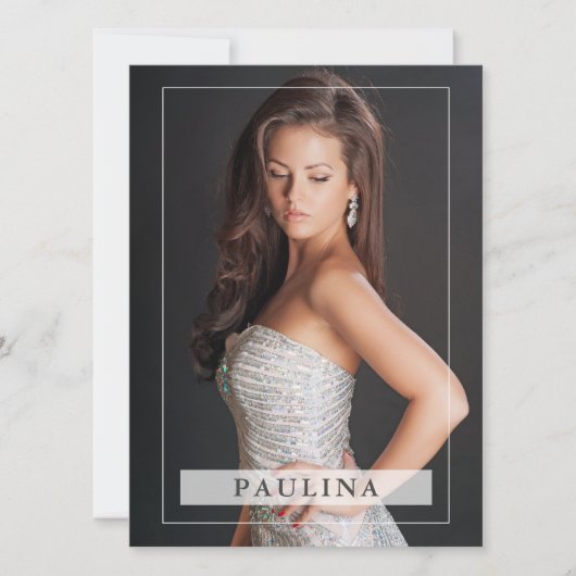 Model Actor Pro 5.5x7.5 Comp Zed Kaart 7 Foto (Voorkant)