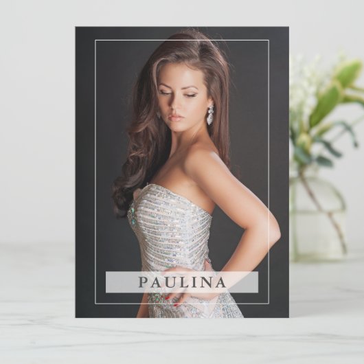 Model Actor Pro 5.5x7.5 Comp Zed Kaart 7 Foto (Staand voorkant)