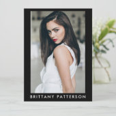 Model Actor Pro Comp Card Vrouw 5 Foto Kaart (Staand voorkant)