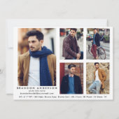 Model Actor Pro Comp Kaart 5 Foto terug White (Achterkant)