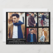 Model Actor Pro Comp Kaart 5 Foto terug zwart (Achterkant)