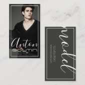 Model Actor-Visitekaartje Visitekaartje (Voorkant / Achterkant)