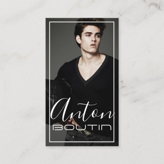 Model Actor-Visitekaartje Visitekaartje (Voorkant)