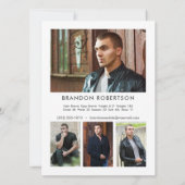 Model Actor Zed Comp Kaart 5 Foto 5.5x7.5 Pro (Achterkant)