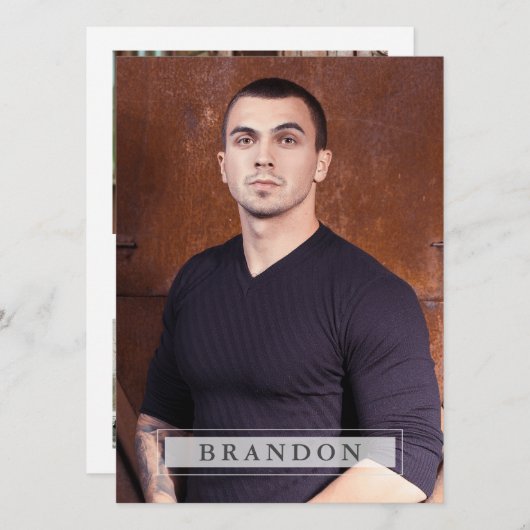 Model Actor Zed Comp Kaart 5 Foto 5.5x7.5 Pro (Voorkant / Achterkant)