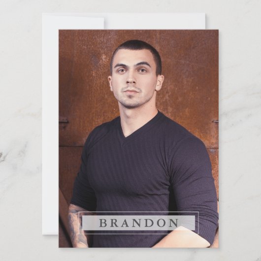 Model Actor Zed Comp Kaart 5 Foto 5.5x7.5 Pro (Voorkant)