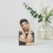 Model Actress-Visitekaartje Visitekaartje (Staand voorkant)