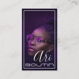 Model Actress-Visitekaartje Visitekaartje