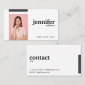 Model Actrice Visitekaartje (Voorkant / Achterkant)