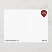 Model ballon fiesta briefkaart (Achterkant)