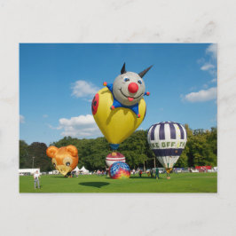 Model ballon fiesta briefkaart
