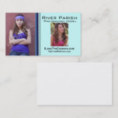 Model Bedrijfskaartmodel voor acteurs Visitekaartje (Voorkant / Achterkant)