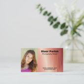 Model Bedrijfskaartmodel voor acteurs Visitekaartje (Staand voorkant)