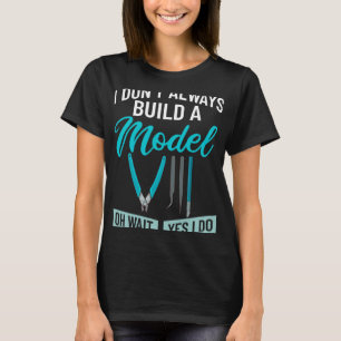 Model Building Cars Train Builder kit Rocket Airpl T-shirt