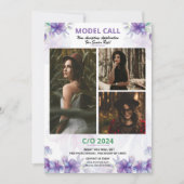 Model Casting Call Flyer Sjabloon (Voorkant)
