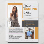 Model Casting Call Flyer Template (Voorkant)