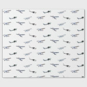 Model Cessna-Vliegtuig in vlucht Cadeaupapier (Vlak)