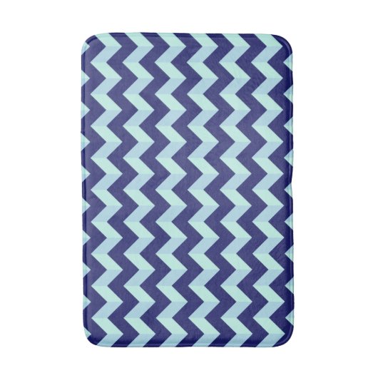 Model Chevron Bleu Badmat (Voorkant Verticaal)