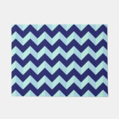 Model Chevron Bleu Deurmat (Voorkant)