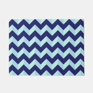 Model Chevron Bleu Deurmat