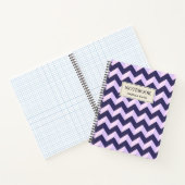 Model Chevron Violet Notitieboek (Binnen)