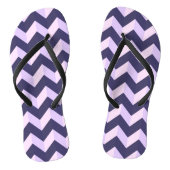 Model Chevron Violet Teenslippers (Voetbed)